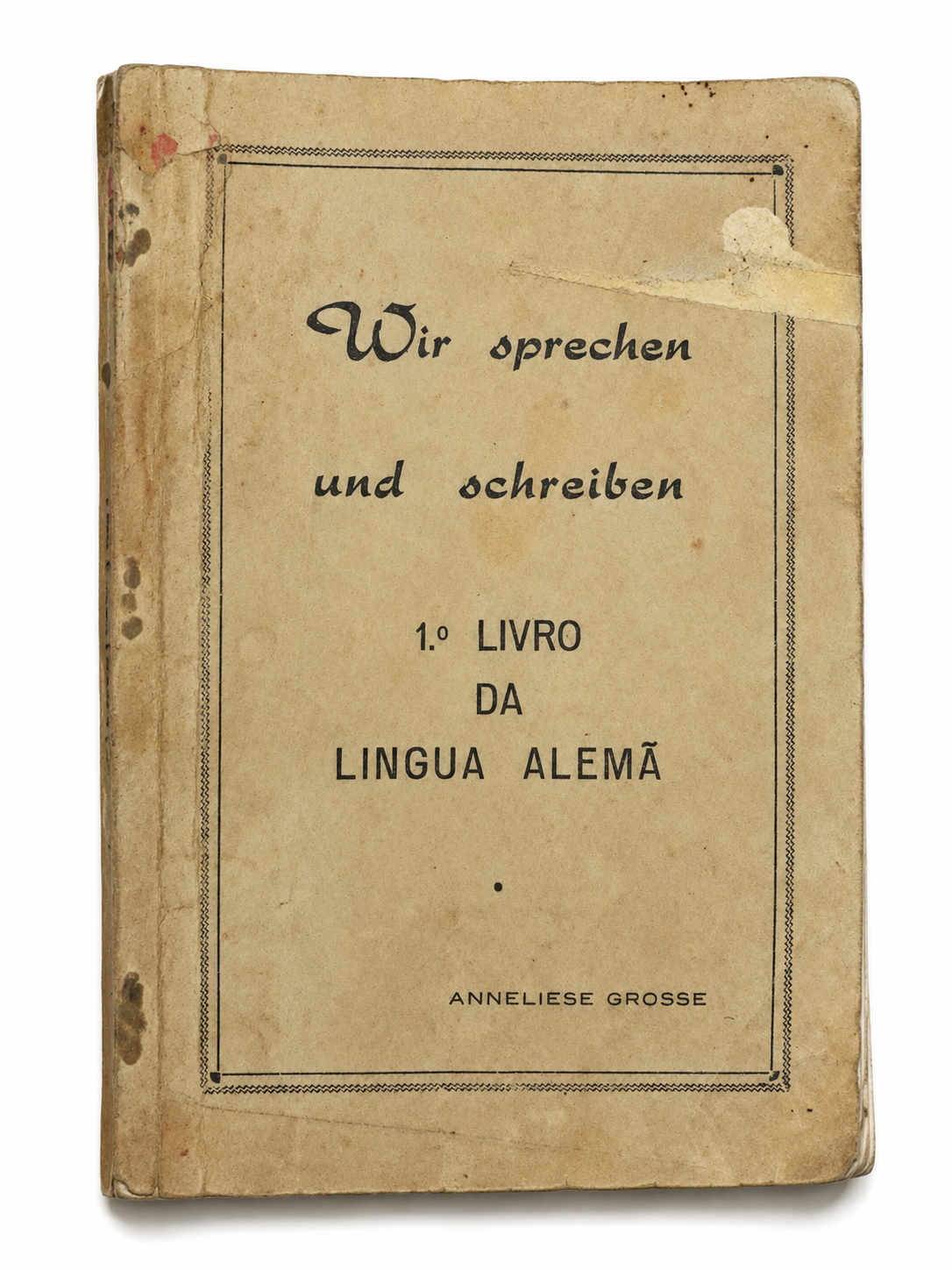 Livro "Wir sprechen und schreiben" (Nós falamos e escrevemos)
