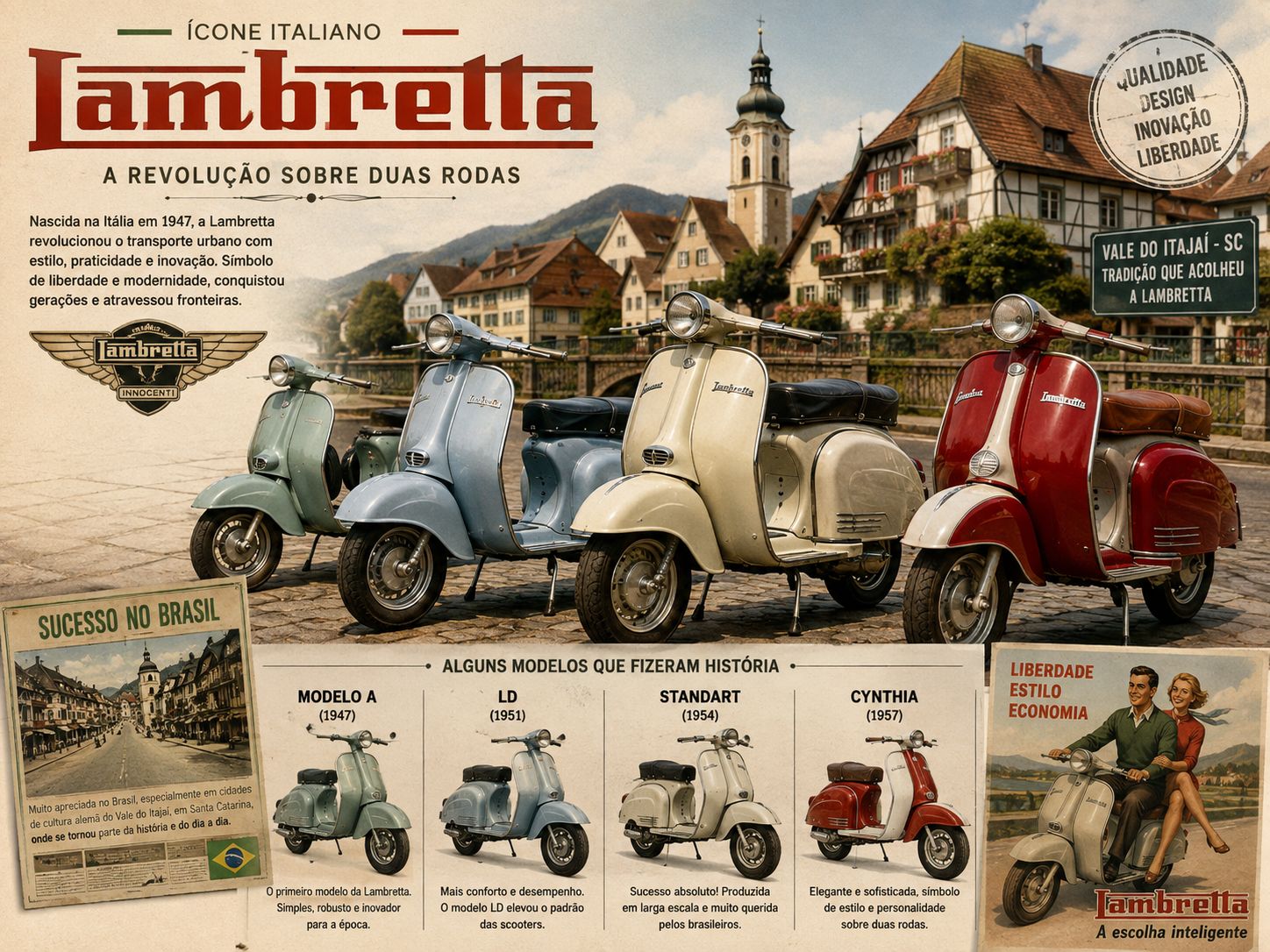 Lambretta: Ícone italiano sobre duas rodas