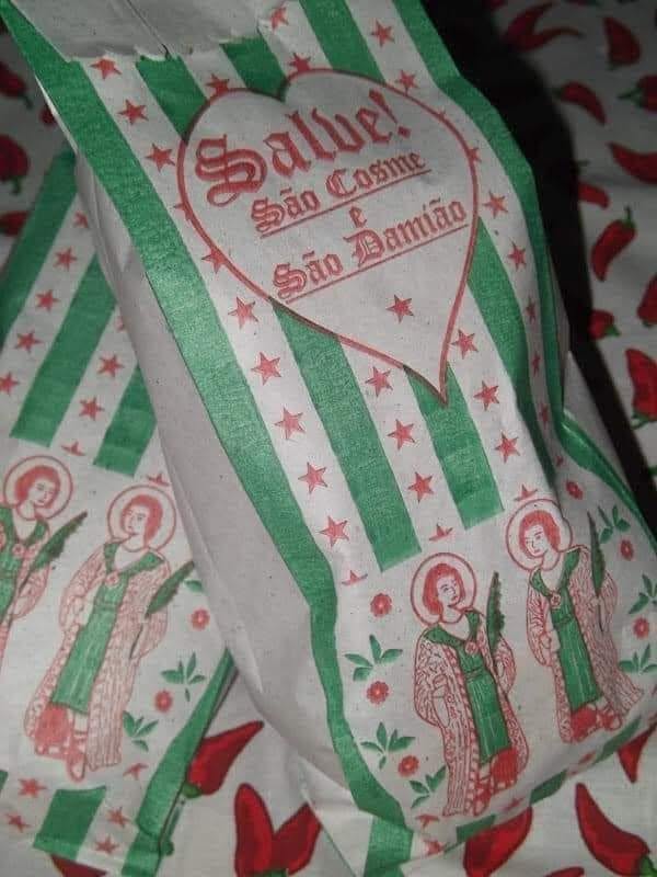 Os clássicos saquinhos estampados