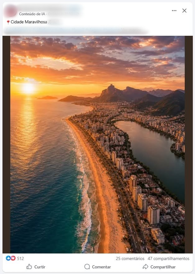 Imagens criadas com Inteligência Artificial mas fora da realidade