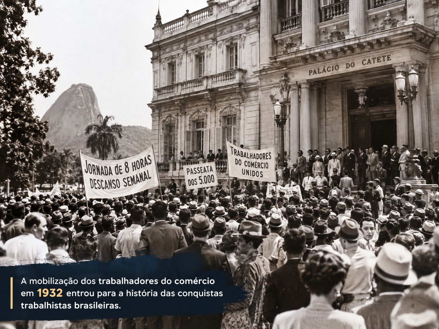 Mobilização no Palácio do Catete