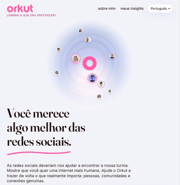 Orkut vai voltar?